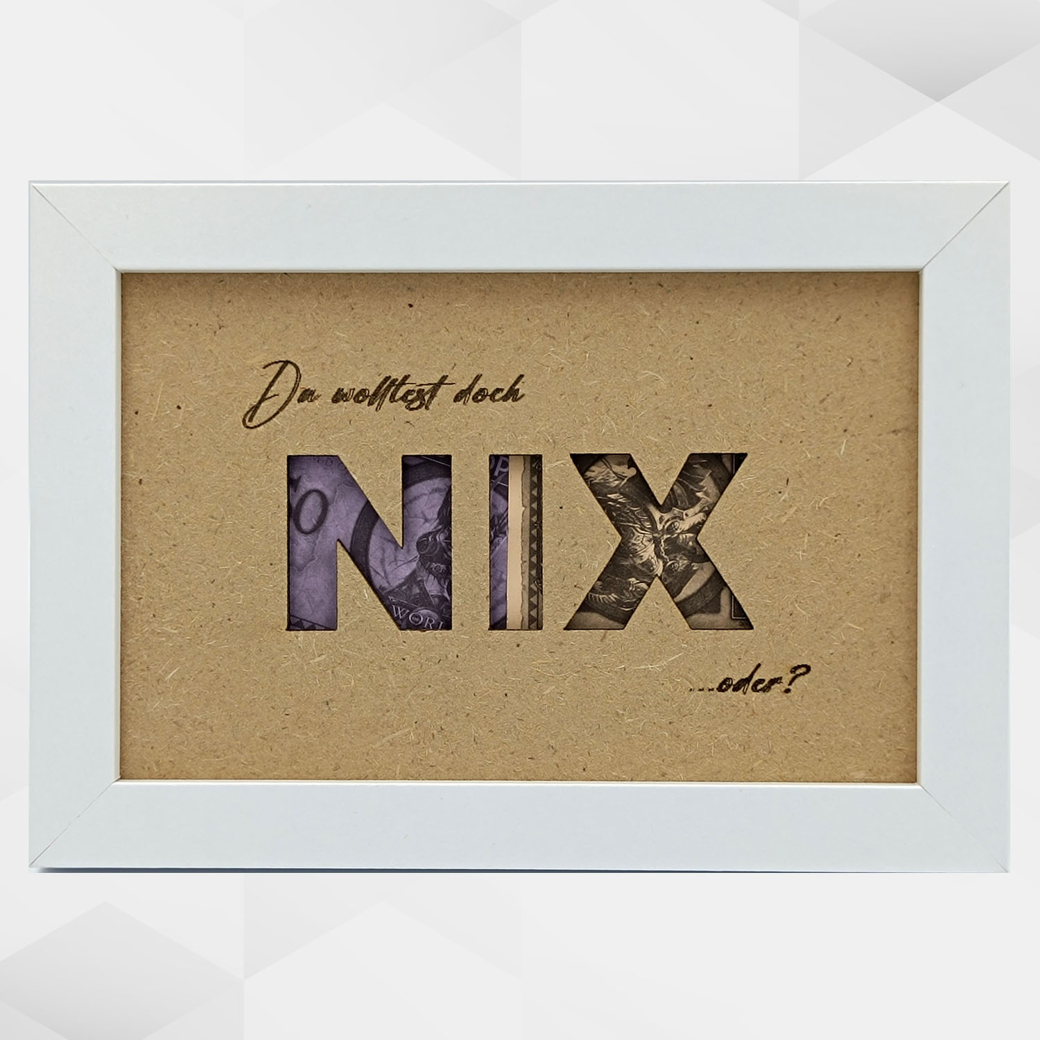 Geldgeschenk Nix